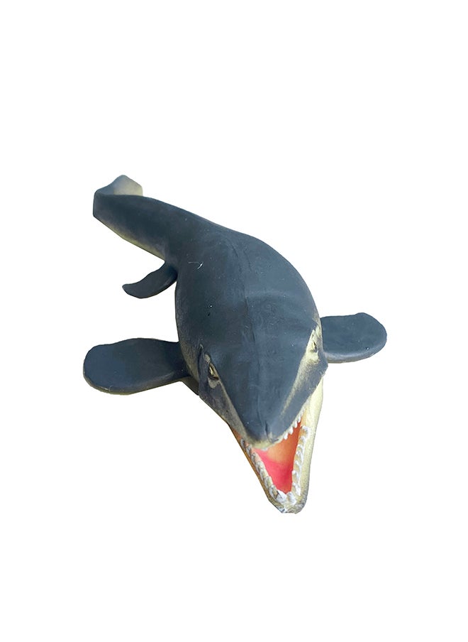 Galaxy Mosasaurus Toy - Realistic Large Marine Reptile Figurine | Streamlined Body with Flippers And Powerful Tail | Detailed Extinct Predator Model for Kids