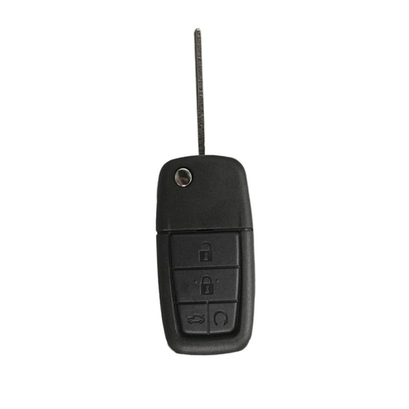 2 Pcs Folding Key Shell Buttons Durable Black Key Case For Keyless Entry Remote Cover - Image 3