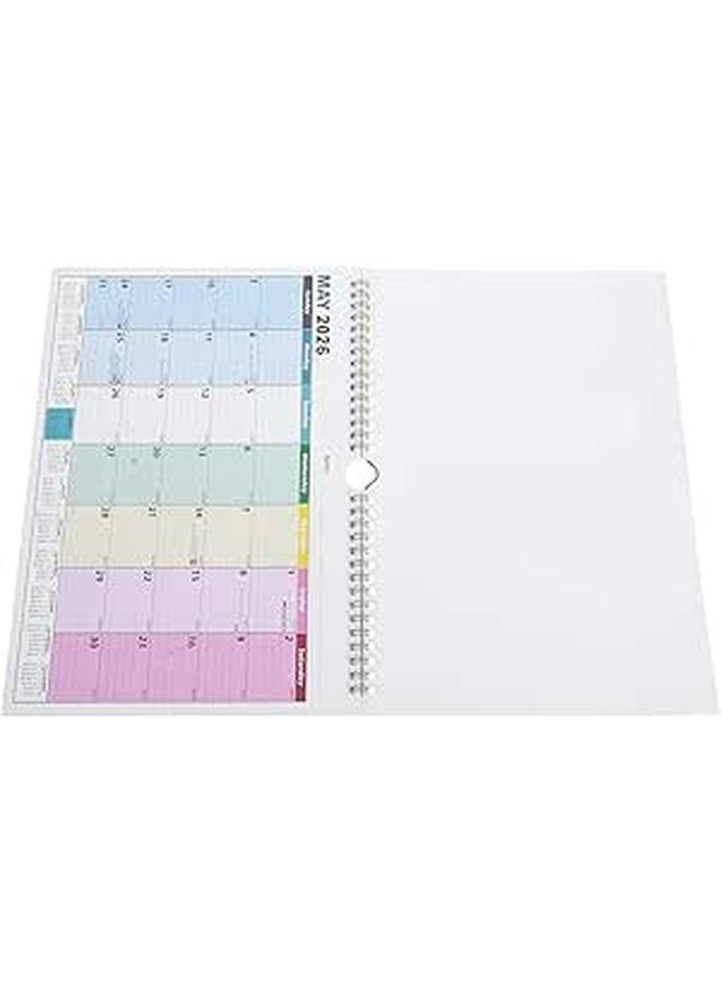 2025 2026 18 Month Wall Calendar with Thick Paper and Multinational Holidays for Home Office - Image 1