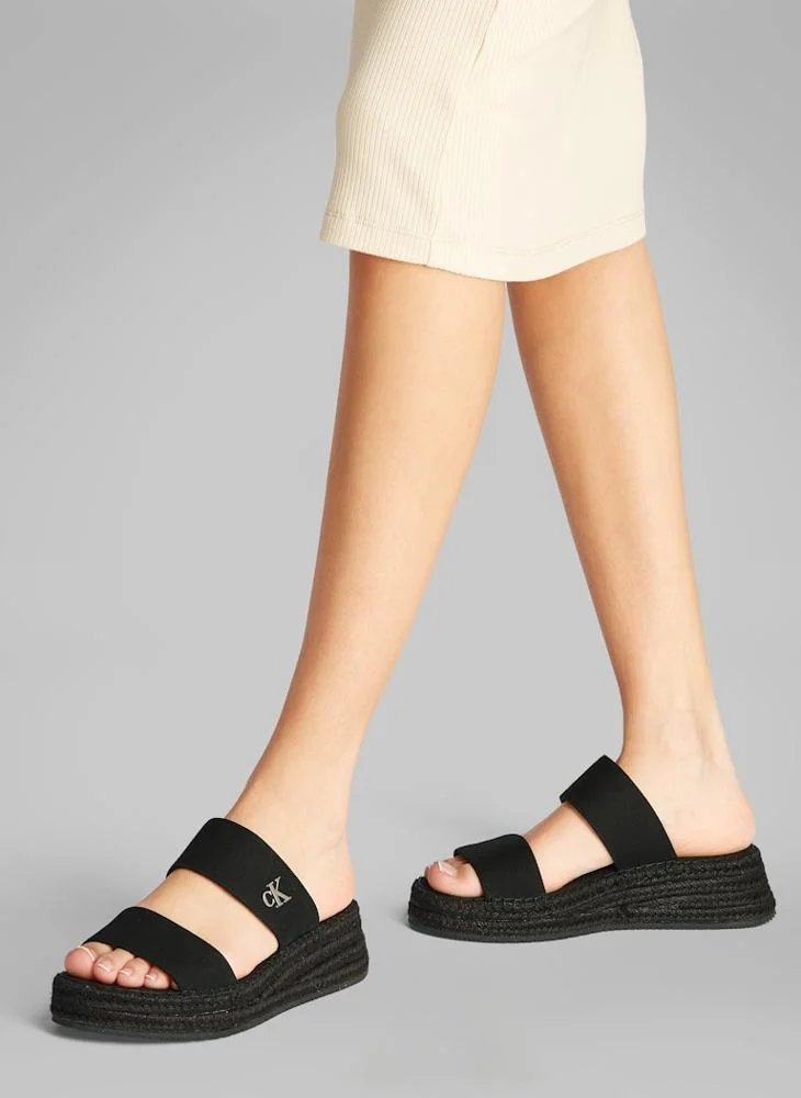 كالفن كلاين جينز SPORTY ROPE ESPADRILLE SANDALS