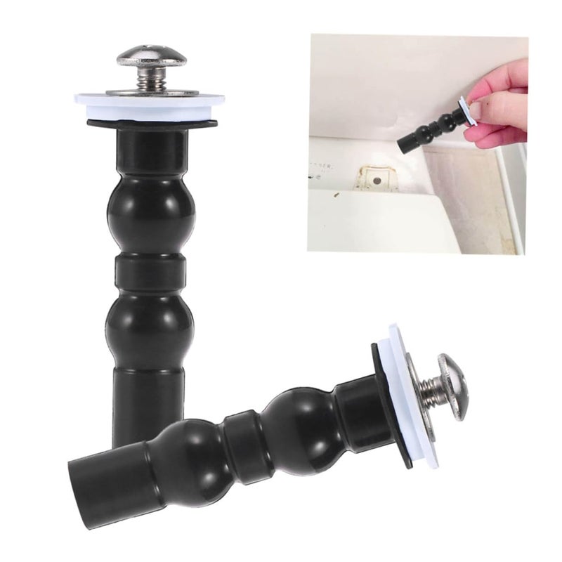 SHOWERORO 2Pcs Toilet Seat Expansion Screws with Rubber Pads Stainless Steel Fixing Bolts for Standard Toilet Lids Compact and Practical Replacement Kit - Image 3