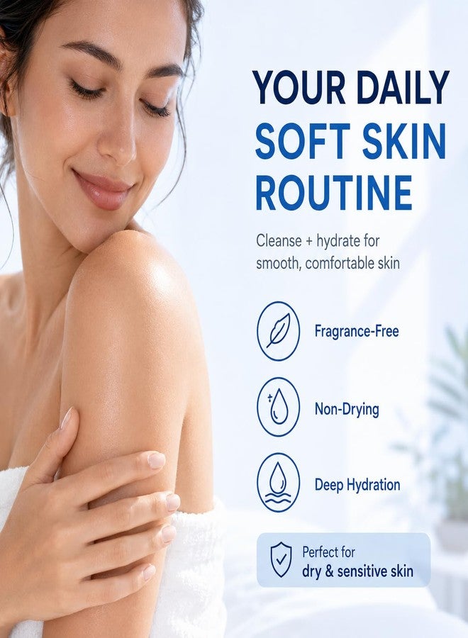 MIVAA Body Wash + Body Lotion Combo for Dry & Sensitive Skin | Fragrance-Free 2-Step Body Care Routine with 1% Salicylic Acid Body Wash & 5% Squalane Body Lotion | Non-Drying, Non-Greasy Daily Care - Image 5