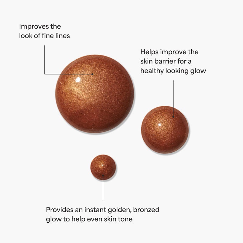 TULA Skin Care Bronze Boost Glow Bronzing Drops - Provides Natural Glow, Evens Skin Tone, Plumps and Hydrates Skin, Contains Niacinamide, Hyaluronic Acid and Green Tea, 1 Fl Oz. - Image 2