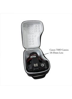 Hermitshell Hard Storage Carrying Travel Case Bag for Canon EOS T7 T8i 2000D 80D 70D 60D Rebel T6 1300D T6s 760D T6i 750D T5 1200D T5i 700D T4i 650D T3i 600D T3 1100D 18-200mm, 18-135mm, 15-85mm, 55-250mm DSLR Le  - Image 5