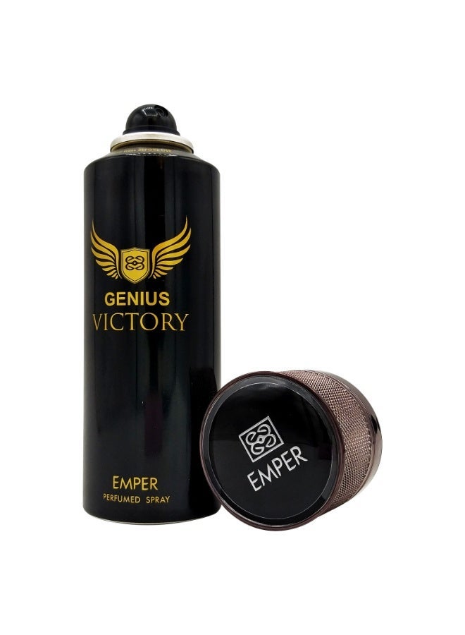 امبر بخاخ الجسم برائحة النصر للرجال 200 مل - Image 2