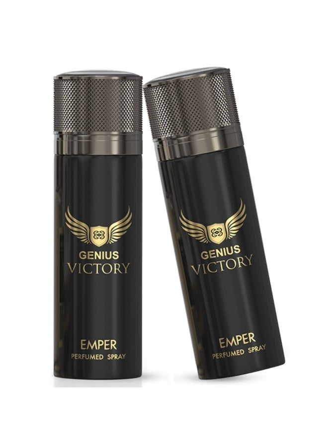 امبر بخاخ الجسم برائحة النصر للرجال 200 مل - Image 5