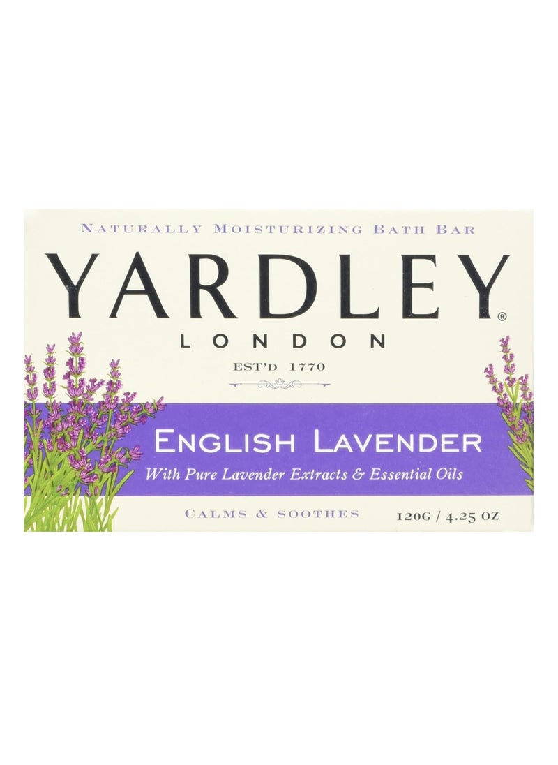 Yardley Yardley London English Lavender with Essential Oils Soap Bar, 4.25 oz Bar (Pack of 8)  - Image 2