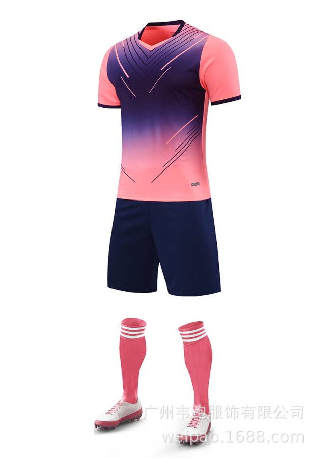 Light Pink Short Sleeve Football Jersey - Image 1
