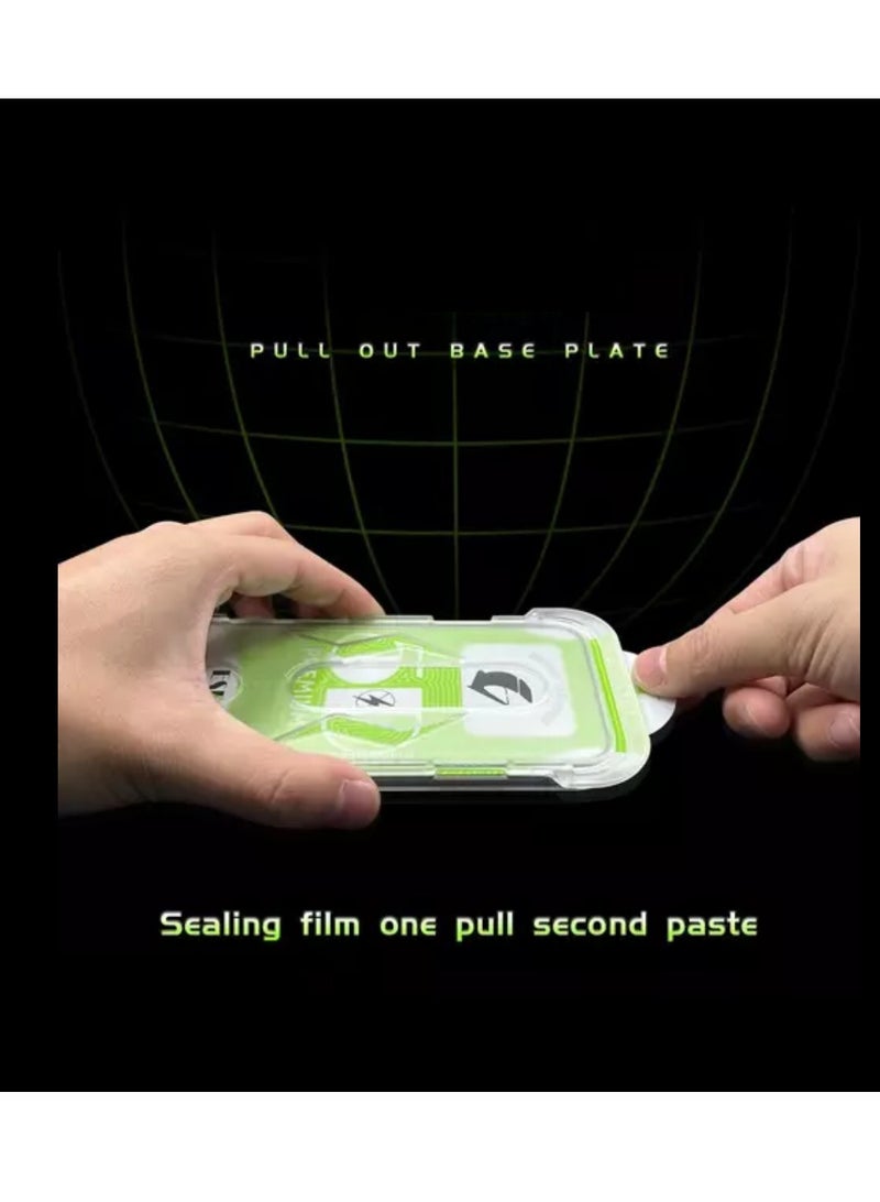 DUSALA 3 Pack Full Coverage iPhone 14 Pro Magsafe Case With Camera Lens For iPhone 14 Pro Screen Protector 6.1 Inch Easy Installation Kit Auto Alignment 9H Hard 99.99% HD Clear Bubble Free - Image 4