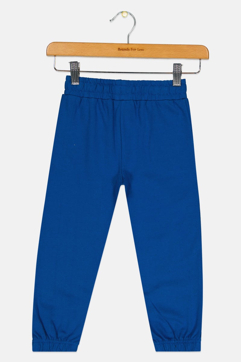 SUPERMAN DC Superman Toddlers Boy Graphic Print Jogger Pants, Royal Blue  - Image 2