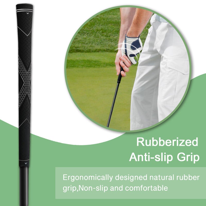 HVY Golf Swing Trainer,Golf Swing Training Aid for Improve Strength Tempo Balance and Flexibility,Golf Warm-Up Stick for Indoor&Outdoor Practice Chipping Hitting Golf Training Aid - Image 5