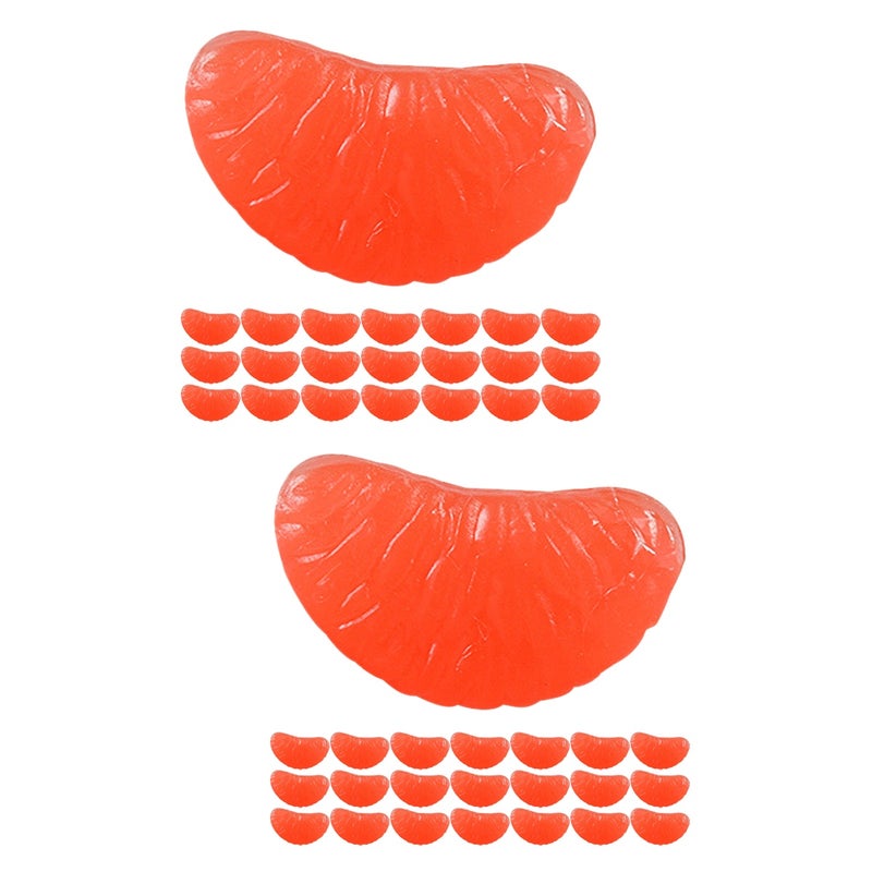 80 pcs Artificial Mini Fruit Charms Diy Charm Hairpin Accessories Cellphone Case Charms - Image 1