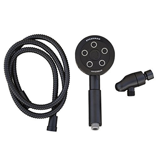 Speakman VS-3010-MB-E2 Neo Anystream Multi-Function Handheld Shower Head, 2.0 GPM, Matte Black - Image 2