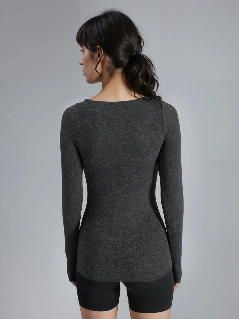 BUSEM Slim Fit Boat Neck Blouse - Image 3