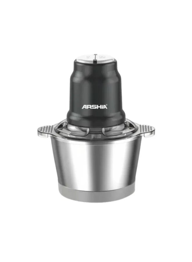 Arshia 3L 500W Chopper/Kibbeh with Stainless Steel Blades - AS2305-8056 - Image 1