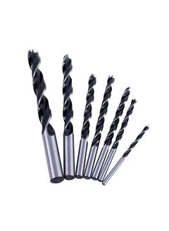 LAWAZIM Wood Drill Bit Set - 7 Piece - Carbon Steel Twist Bits with Spiral Flute, Dual Cutting Edge, Round Shank, and Multi-Size Design - for Carpentry, Hardwood, Plywood, DIY, and Furniture Projects  - Image 2