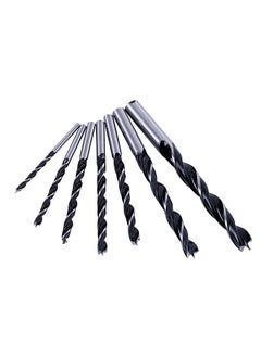 LAWAZIM Wood Drill Bit Set - 7 Piece - Carbon Steel Twist Bits with Spiral Flute, Dual Cutting Edge, Round Shank, and Multi-Size Design - for Carpentry, Hardwood, Plywood, DIY, and Furniture Projects  - Image 4