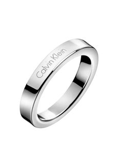 Calvin Klein Jewel خاتم كالفن كلاين ستانلس ستيل بخطاف رفيع من كالفن كلاين 