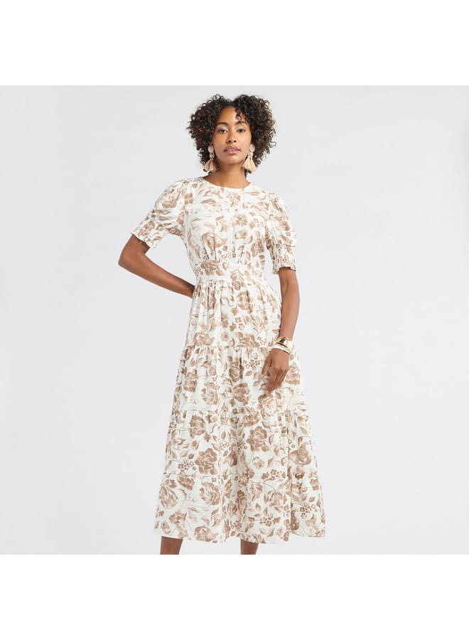 Splash FAV Floral Tiered Dress  - Image 1