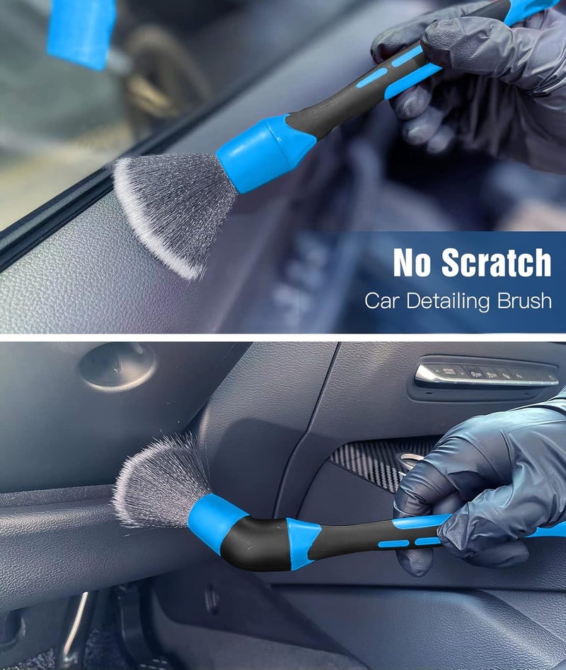 YeewayVeh Local market compliant trusted quality Car Duster Kit, 3 Pack Car Detailing Brush Set with Extendable Microfiber Dust Brush & Scratch Free Car Dash Duster & Soft Car Interior Brush for Vehicles Motorcycle and Home Cleaning Tools Wide range expanded design - Image 4