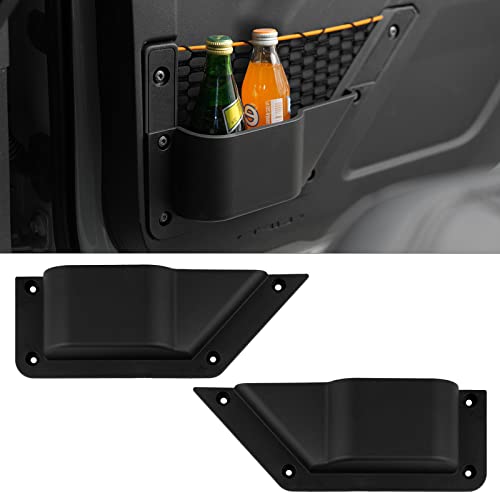 LitMiRaCle Front Door Storage Pockets Front Door Side Organizer Box Ford Bronco Storage Expansion Interior Accessories, Door Cup Holder, Compatible for Ford Bronco 2021-2025 2/4 doors，2 PCS - Image 1