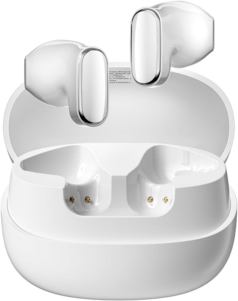 Wireless Earbuds, Bluetooth Headphones, AirBuds 20 Ear Buds Bluetooth 5.4 Deep Bass Noise Cancelling Earphones, IP7 Waterproof, 40H Playtime for Laptop Pad Phones Sports Workout