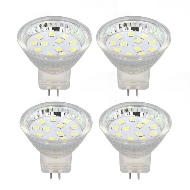 مصباح LED MR11 ذو عمر خدمة يبلغ 50000 ساعة ويوفر الطاقة - مصباح محدد بزاوية شعاع 120 درجة وتبريد سريع، مناسب للإضاءة المُدخلة، المسارات الإضاءية، المناظر الطبيعية والإضاءة السقفية - Image 1