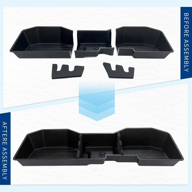 XPHAZZ Automobile Under Seat Storage Compatible with Chevy Silverado/GMC Sierra (2007-2018) 1500 (2007-2019) 2500HD 3500HD (2007-2018 1500 Model) - Image 5
