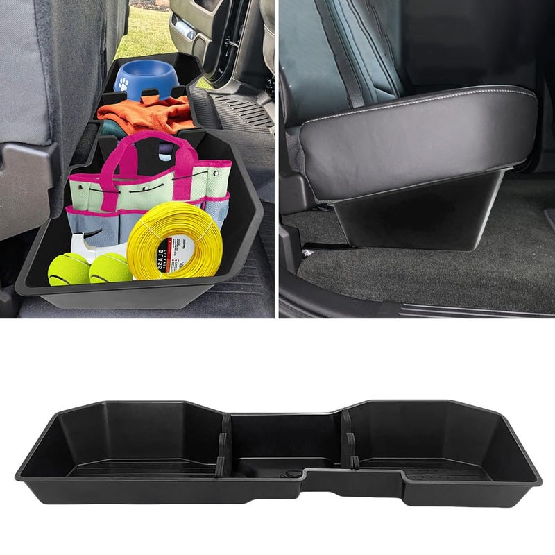 XPHAZZ Automobile Under Seat Storage Compatible with Chevy Silverado/GMC Sierra (2007-2018) 1500 (2007-2019) 2500HD 3500HD (2007-2018 1500 Model) - Image 1