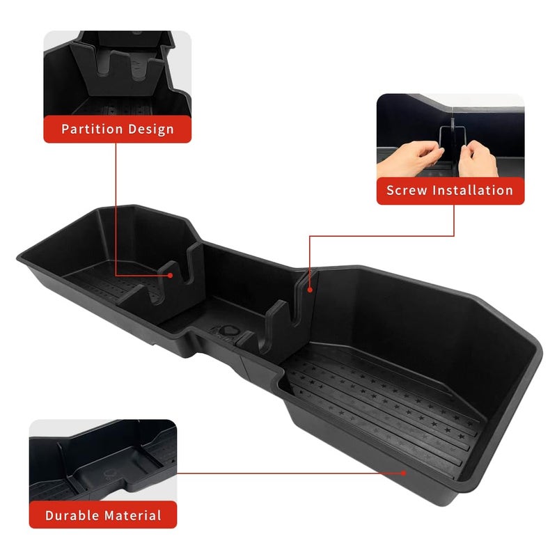 XPHAZZ Automobile Under Seat Storage Compatible with Chevy Silverado/GMC Sierra (2007-2018) 1500 (2007-2019) 2500HD 3500HD (2007-2018 1500 Model) - Image 4