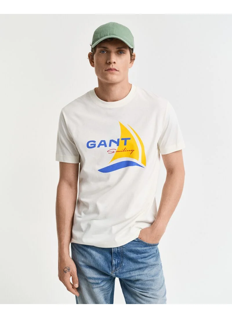 غانت Gant Graphic Ss T-Shirt