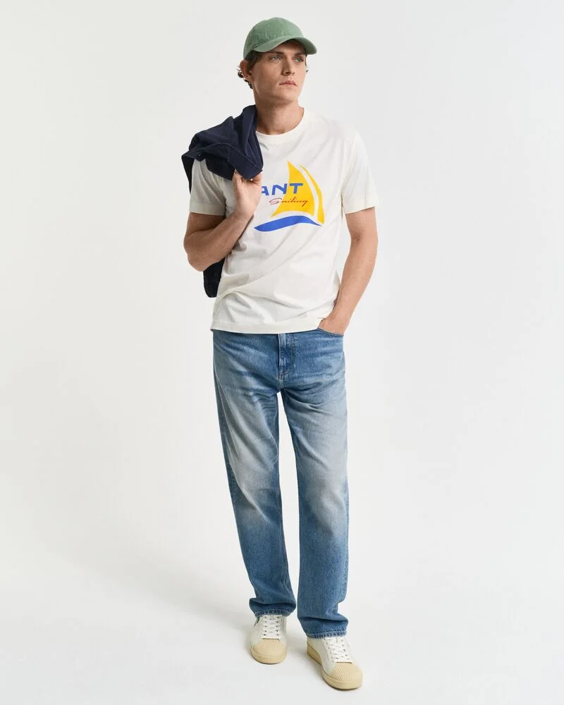 GANT Gant Graphic Ss T-Shirt