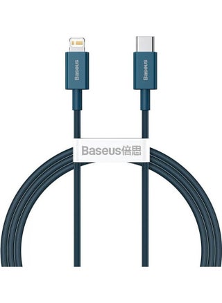 Superior Series Fast Charging Data Cable Type-C To Ip Pd 20W 1M Blue - pzsku/ZE657B0687E0F0EC49292Z/45/_/1695034108/55a402b5-d0ce-4f43-a15b-010c9bb7e26d
