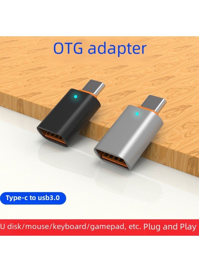 Usb 3.0 Type-c To Otg Adapter Suitable For Huawei Mobile Phone Memory Expansion Converter-Interface Form:C Revolution USB3.0 Silver Match (dust Cap) - Image 4