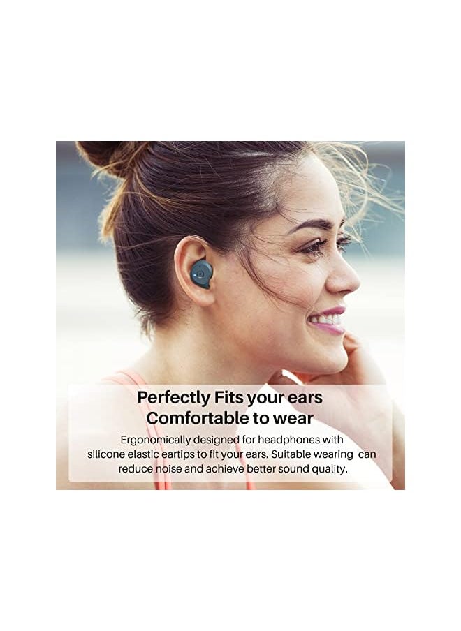 TOZO - Nc9 Hybrid Noise Cancelling Wireless Earbuds In Ear Headphones Ipx6 Waterproof Bluetooth 5.3 Stereo Earphones Immersive Sound Premium Deep Bass Headset Royal Blue - Image 1