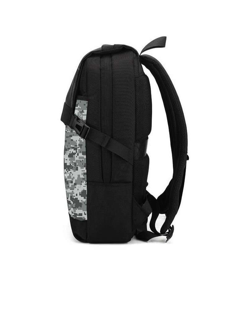 Cougar new fashion smart backpack for travel business conference high quality backpack bag up to 17" inch- S35 camouflage (black) - Image 2