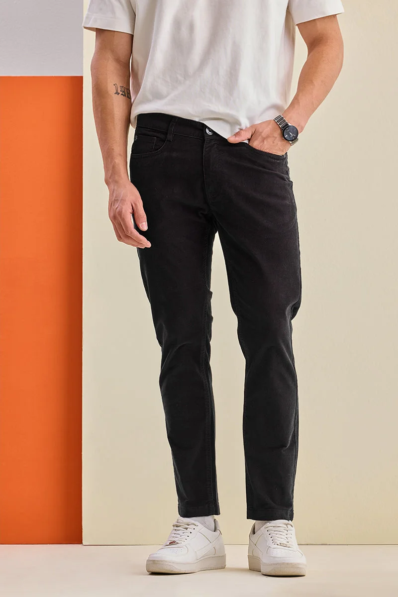 SNITCH Slim Fit Five Pocket Denim Trousers