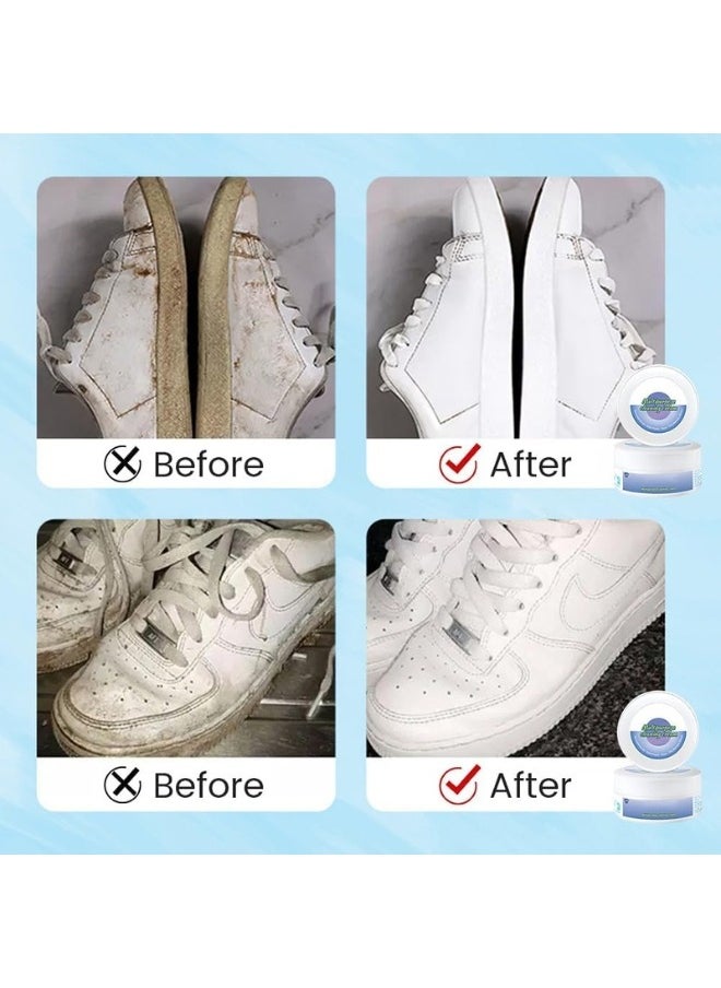 Shoes Cleaning Cream, White Shoe Shine Cream, Shoe Polish with Sponge, Magic Shoes Stain Remover Cream, Shoe Whitening Cleaning Tool, Sneaker Stain Cleaning Cream (Pack of 2) - pzsku/ZE6580D9F950D8311EA57Z/45/_/1739441461/73bcf19f-e16e-4ca0-ba15-dbc0dab53b7a