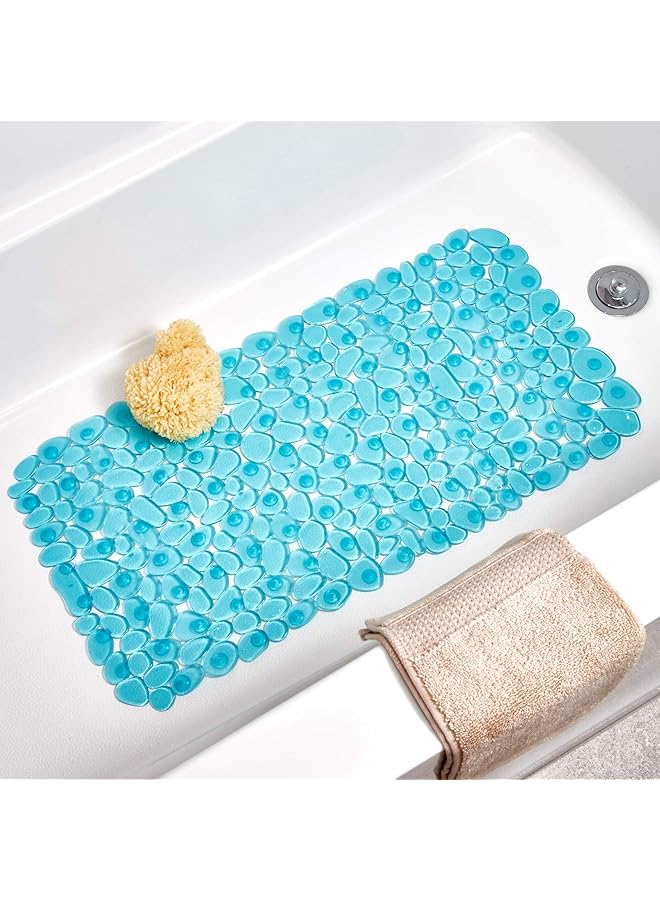 InterDesign 80011 Blue Pebblz Bath Mat - Image 2