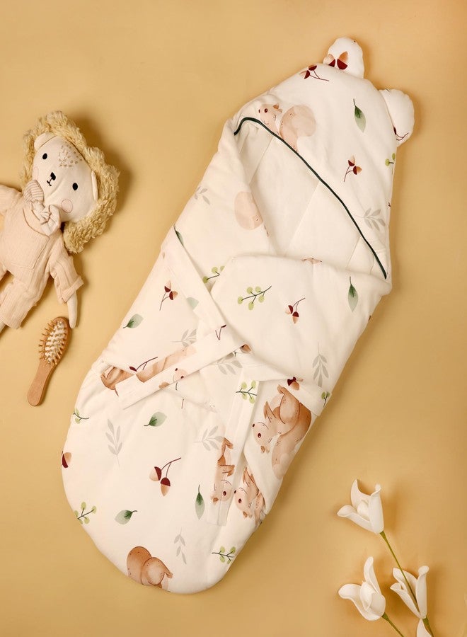Kicks & Crawl Nutty Nest Carry Nest |Cotton Sleep nest for Infants & New Born Baby | Portable/Travel & Skin Friendly | 0-6 Months - Image 2
