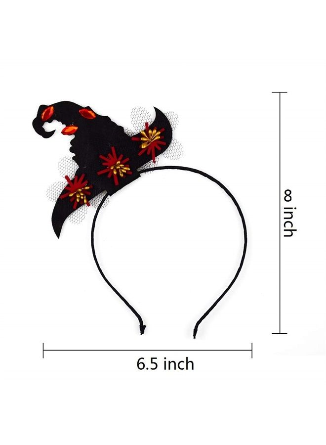 LaZimnInc 2 Pcs Halloween Headband Decorations Spider Headdress Festival Headpiece Cosplay - Image 2