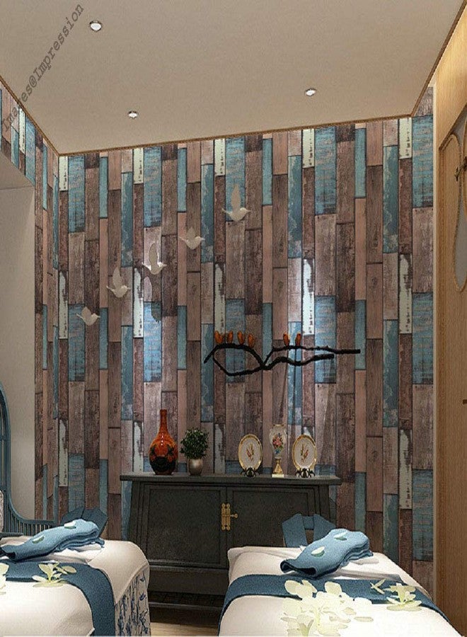 إمبريشنز ملصق جداري أرضي ثلاثي الأبعاد من الفينيل PVC، 200 × 45 سم، متعدد الألوان - Image 1