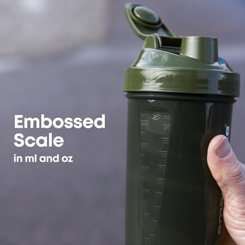 Smartshake O2GO ONE Plastic Protein Shaker Bottle 800 ml | 27 oz - Leakproof Screw-on Lid - BPA Free – Unisex - Navy Blue - Image 3