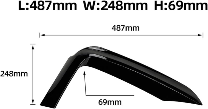 DEMULAX Front Bumper Side Air Vent Cover for BMW 4 Series - Image 4