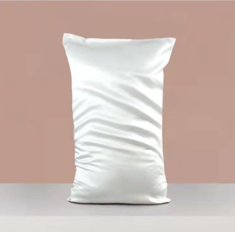ROSEWARD White Silk Pillow Cases King with Zipper Made in USA, Real 22 Momme Mulberry Silk Pillowcase for Hair and Skin, Premium Pillow Cover, 100% Organic, Anti Acne, 1 Pc 20"x36" (King, White) - Image 3