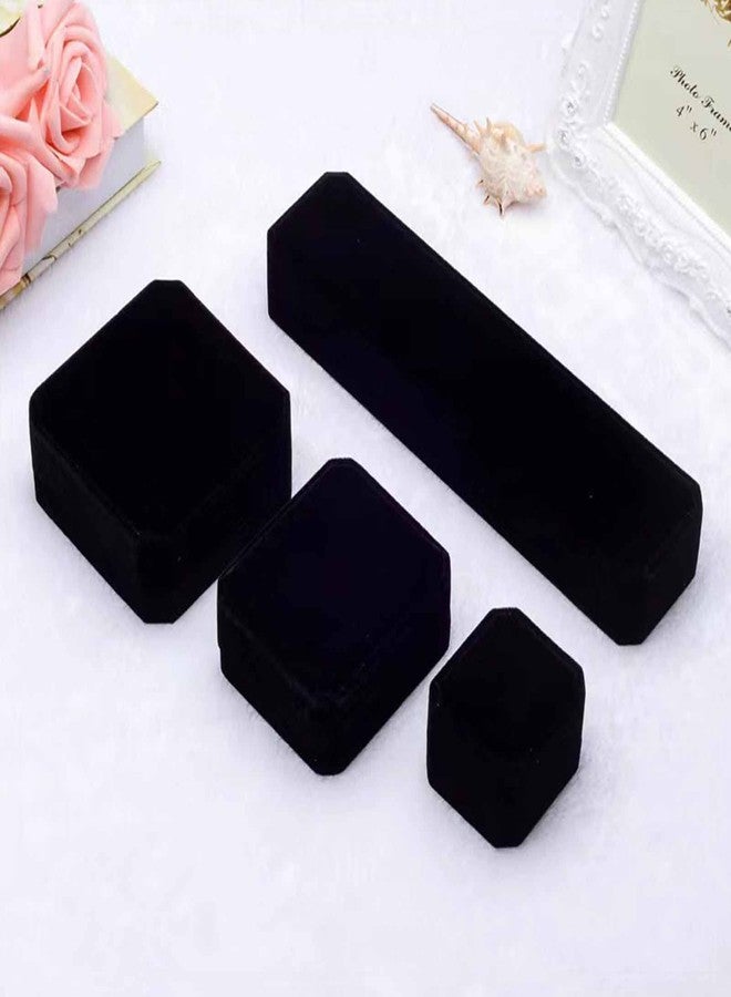 FAYADA Bangle Gift Box Velvet Black Bracelet Display Case for Wedding, Proposal, Birthday and Anniversary - Image 3