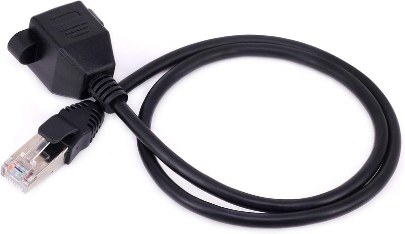 WiredCom® Ethernet Extension Cable, [0.5 Meter] 0.6m RJ45 Male to Female LAN Ethernet Network Cat6 Cat5e Cat5 Panel Mount Cable RJ45 Extension Extender Cord (Pack of 1) - Image 5