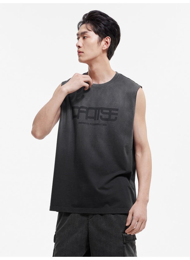 SEMIR Men's Sleeveless T-Shirt with Front Print - Image 2