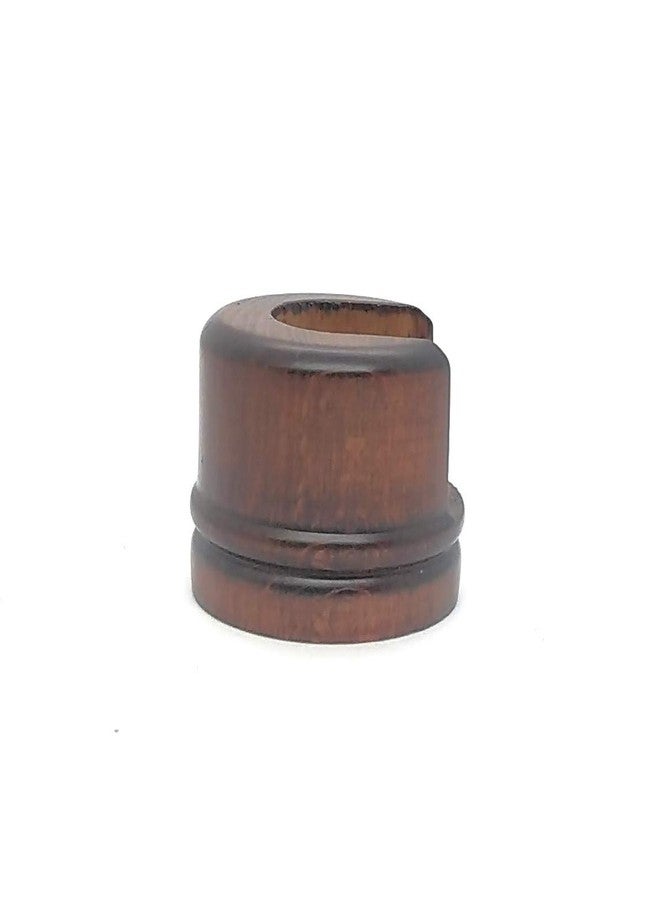 FAPBADRI Wall to Wall Bracket (Conceal Support) for 1 inch Curtain Pipe/Rod, Wallplugs & Screws Also Available, Material - Full Wood, Colour - Walnut Wood Finish, 2 Pieces - Image 3