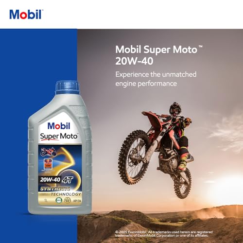 Mobil Super Moto 20W-40 4T Synthetic Technology Engine Oil for Bikes (1L) - Image 5